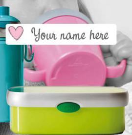 Name Stickers Drinking Cup