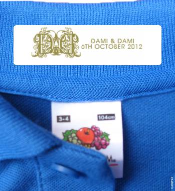 Iron On Clothing Tags