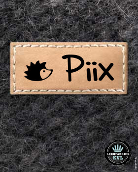 Faux Leather Clothing Labels