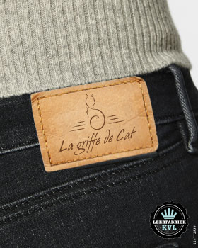 Leather Label Design