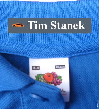 Cloth Name Tags For Clothing