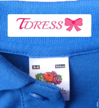 Iron On Clothes Labels