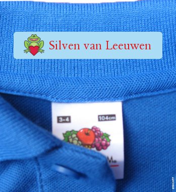 Iron On Clothing Labels