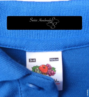 Iron On Clothing Tags